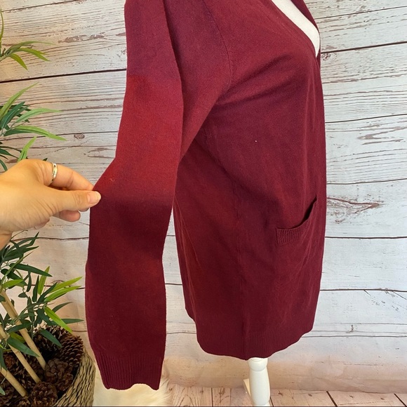 Sweet Romeo Simple Open Drape Pocket Cardigan NWT - Picture 9 of 12